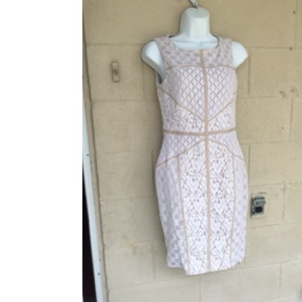 Maggie London Creme Dress